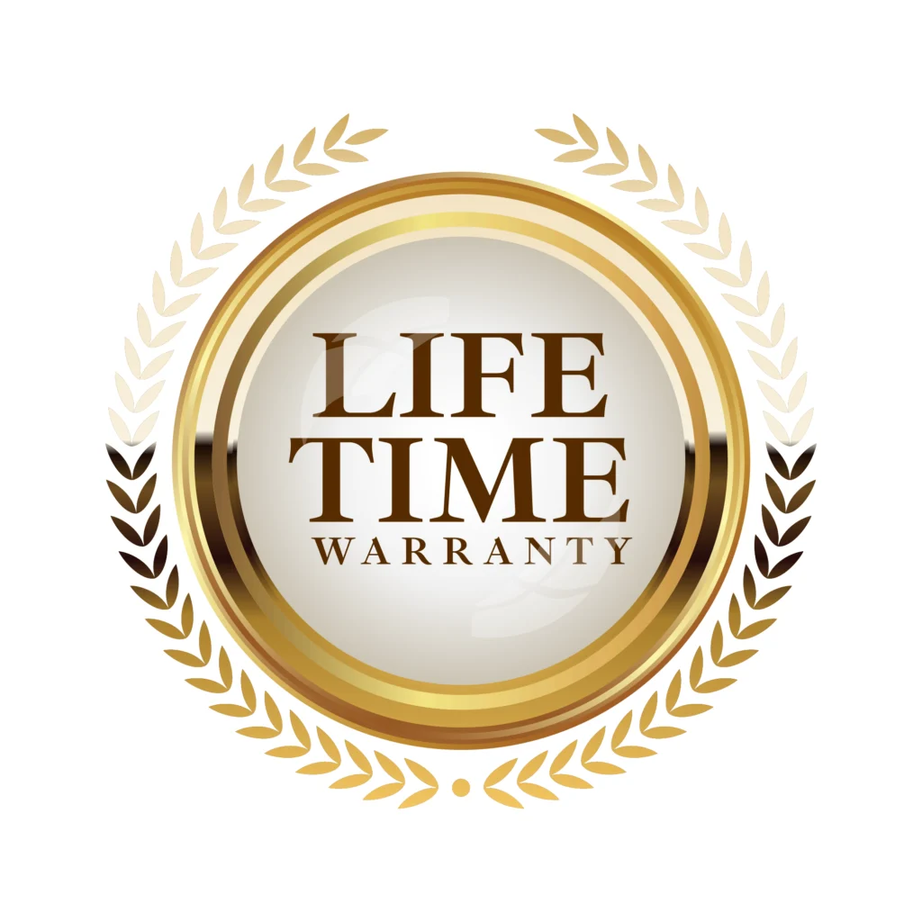 Lifetime Warranty on All treatments